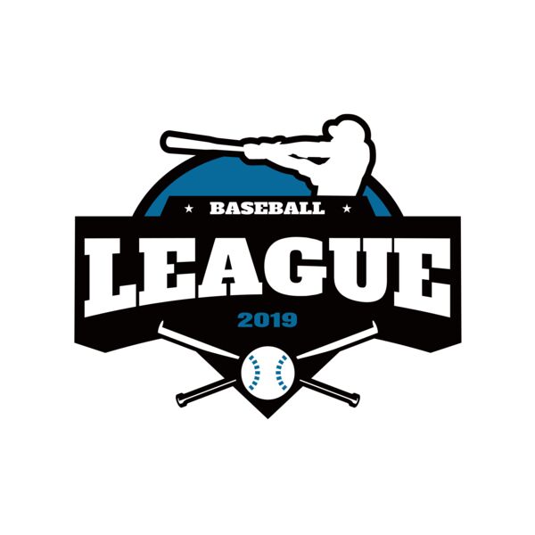 League Baseball logo 01 Miniatura