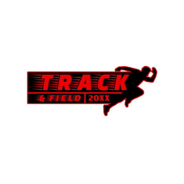 Track & Field Team Logo 08 Miniatura