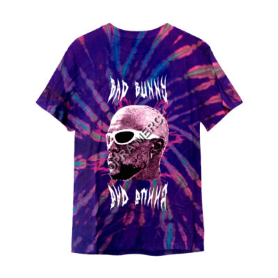 PLAYERA - BAD BUNNY - TIE DYE UNISEX Miniatura