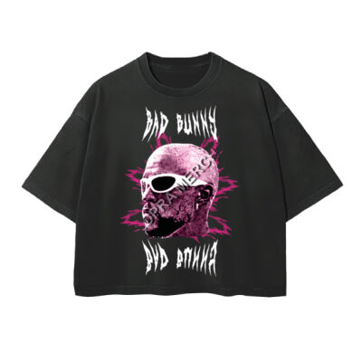 PLAYERA - BAD  BUNNY - BOXY FIT UNISEX Miniatura