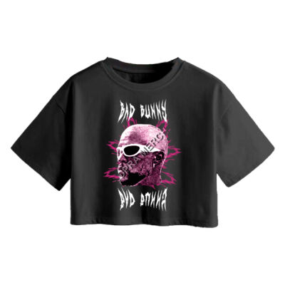 CROP-TOP - BAD BUNNY - MANGA CORTA UNISEX Miniatura