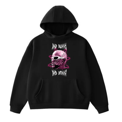 HOODIE - BAD BUNNY - GORRO Y BOLSA Miniatura