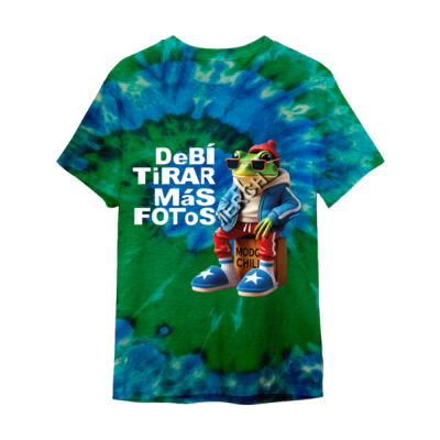 PLAYERA - DEBÍ TIRAR - TIE DYE UNISEX Miniatura