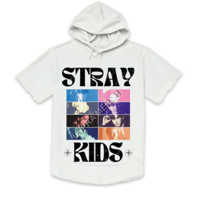 STRAY KIDS - HOODIE - MANGA CORTA  Miniatura