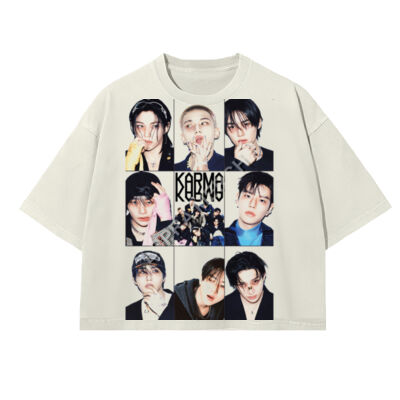 STRAY KARMA- PLAYERA - BOXY FIT Miniatura