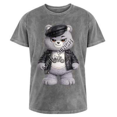 LEATHER - PRIDE BEARS - MINERAL WASH Miniatura