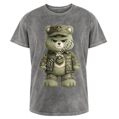 MILITAR - BEAR PRIDE - MINERAL WASH Miniatura