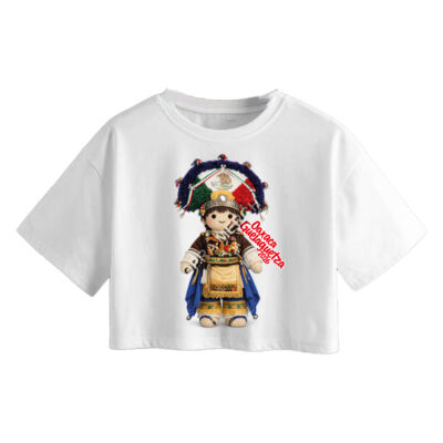 DANZANTE DE LA PLUMA - RAÍCES DE HILOS - CROP TOP Miniatura