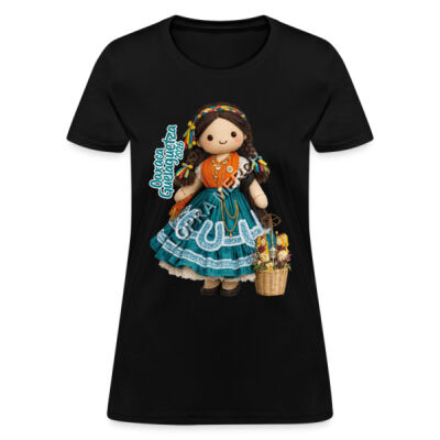 CHINA OAXAQUEÑA - RAÍCES DE HILOS - DAMA PLAYERAS ESTANDAR Miniatura