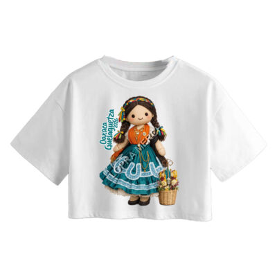 CHINA OAXAQUEÑA - RAÍCES DE HILOS - CROP TOP Miniatura