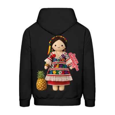 FLOR DE PIÑA - RAÍCES DE HILOS - HOODIE GORRA Y BOLSA Miniatura