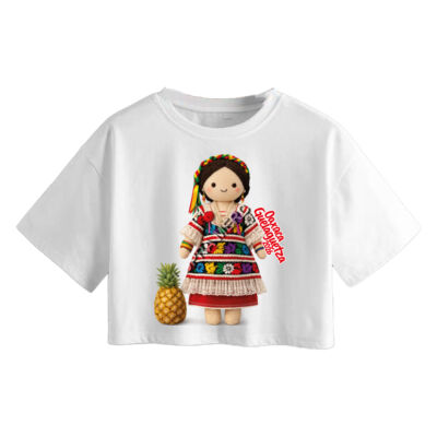 FLOR DE PIÑA - RAÍCES DE HILOS - CROP TOP Miniatura
