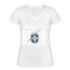 Playera Dama: Algodón Peinado Cuello V Miniatura
